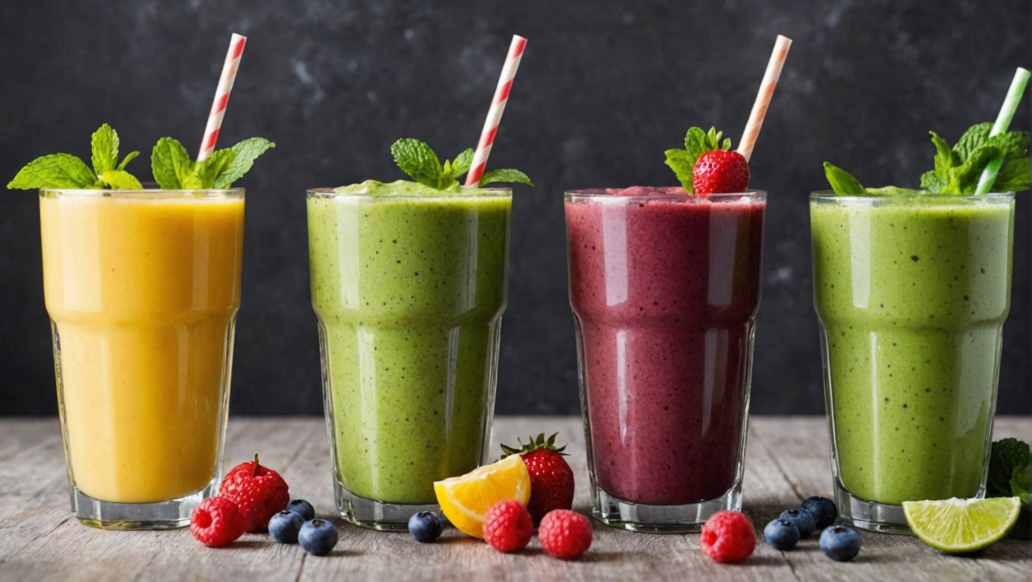 Quatre smoothies pour éliminer les poisons