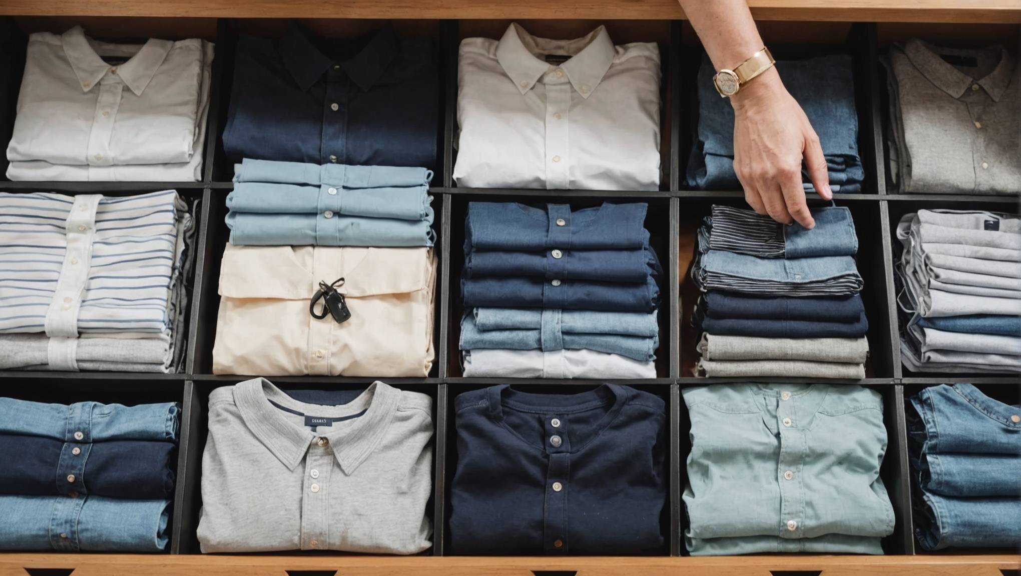 Conseils pour plier les vêtements et obtenir plus d’espace dans la garde-robe